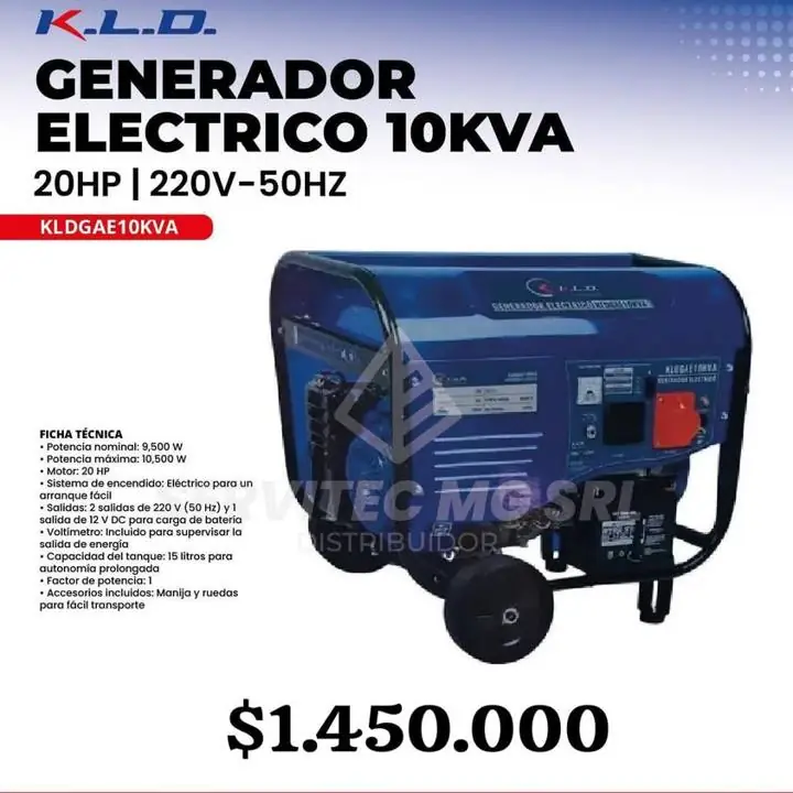 Generador 10.000 watts