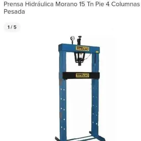 Prensa de banco 4 columnas pesada 15 toneladas morano