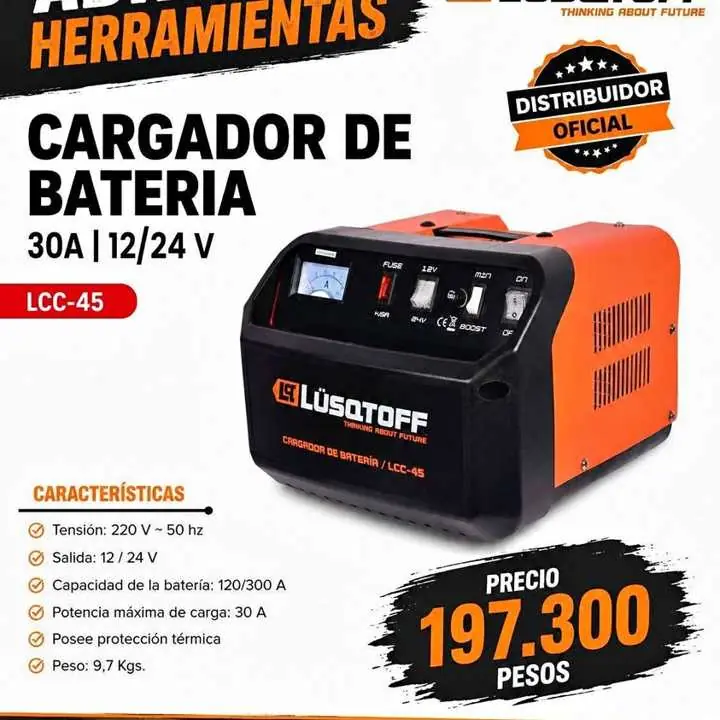 Cargador de batería lusqtoff