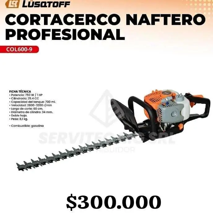 Corta cerco lusqtoff a explosión
