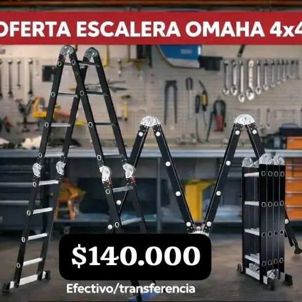 Escalera reforzada 4x4