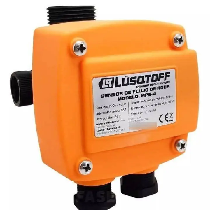 Sensor de flujo de agua