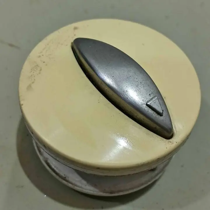 Perilla lado temperatura de lavarropas drean 166 plateado
