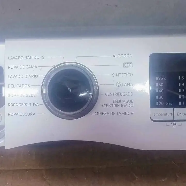 Frente panel de lavarropas Samsung ww90j5410