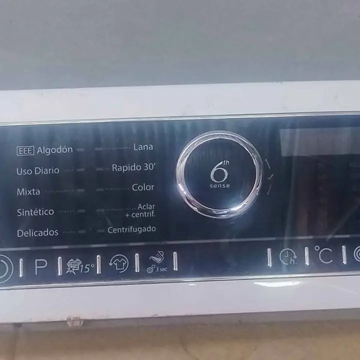 Frente panel y plaqueta de lavarropas Whirlpool wlcf 85B