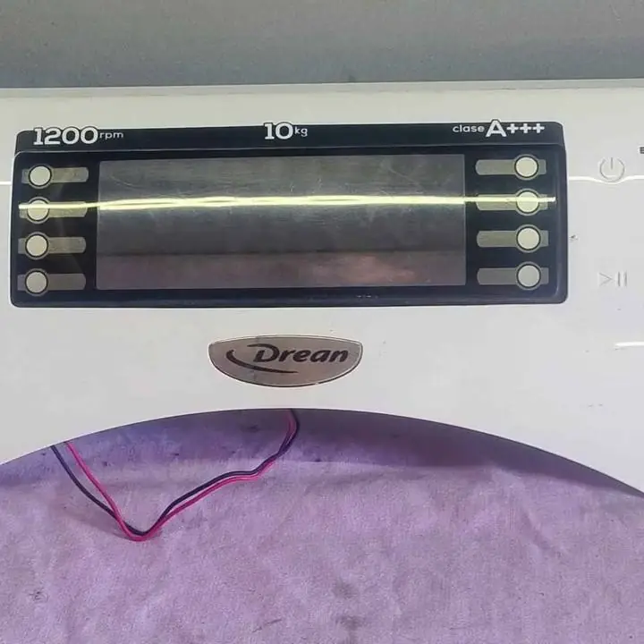 Frente panel de lavarropas drean next 10.12 Smart