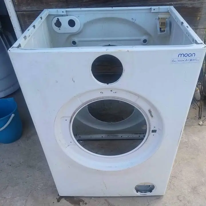 Gabinete chasis de lavarropas Indesit moon