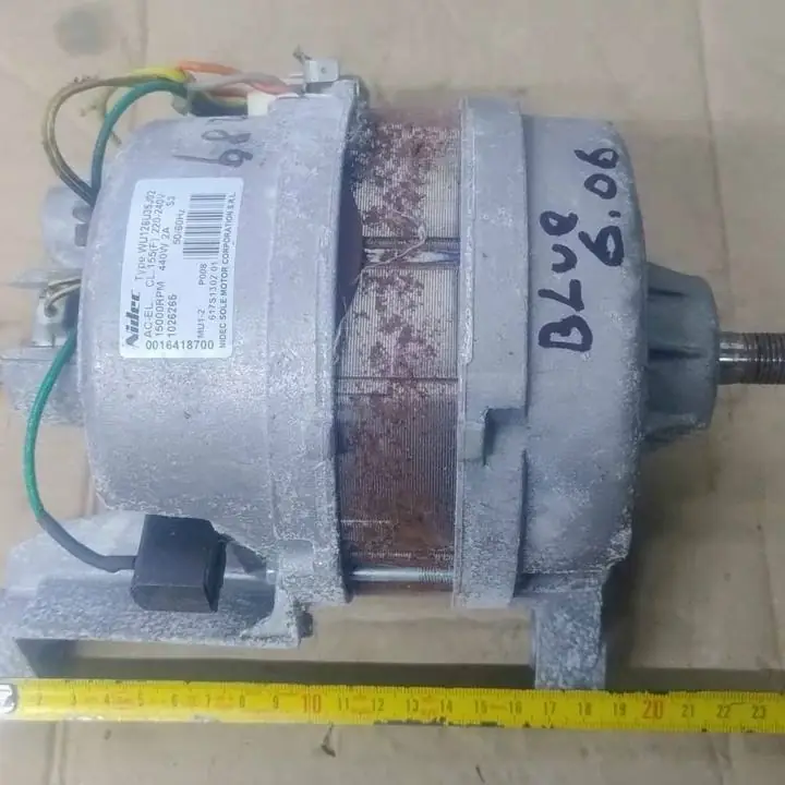 Motor funcionando de lavarropas Siemens wn2010