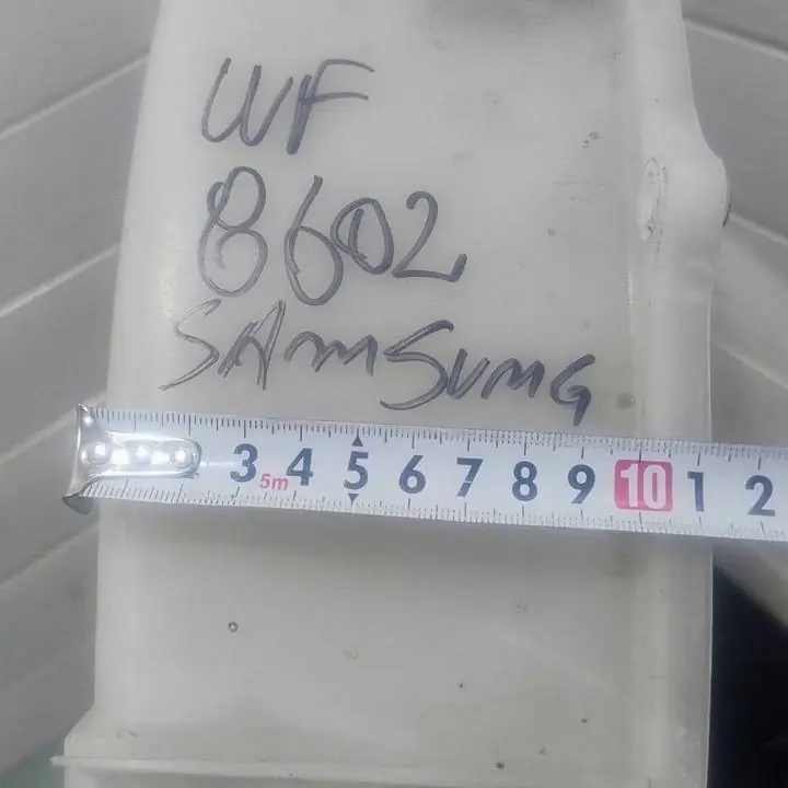 Cuba delantera de lavarropas Samsung WF 8602