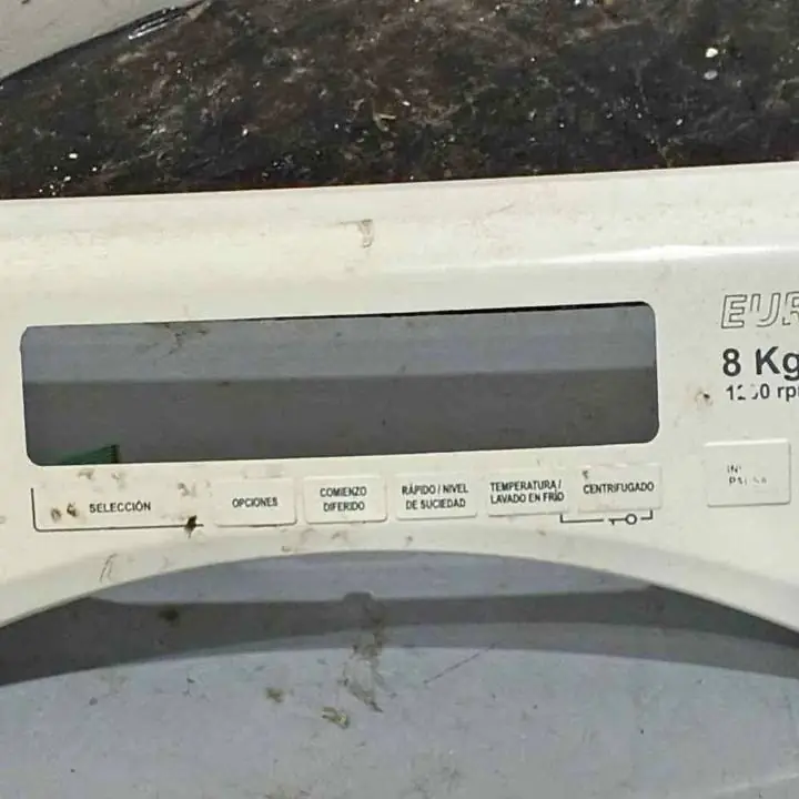 Frente panel de lavarropas longvie L 18012