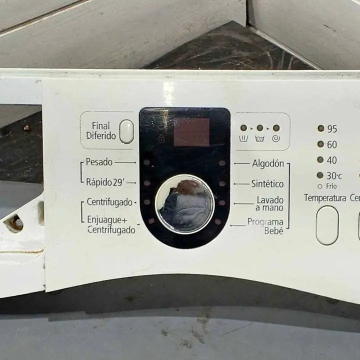 Frente panel de lavarropas Samsung wf 8650nhc
