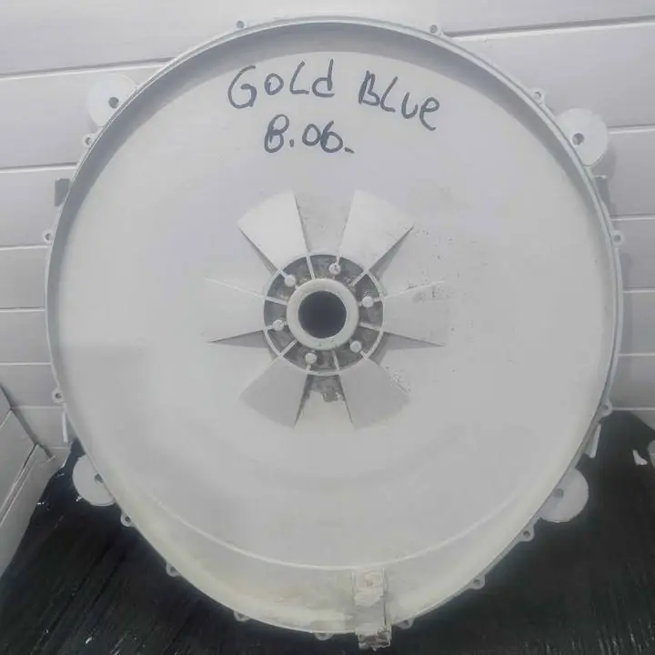 Tapa cuba lado polea de lavarropas Drean blue gold 8.06