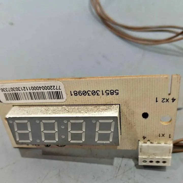 Plaqueta display visor original de lavarropas Whirlpool wnq wfe
