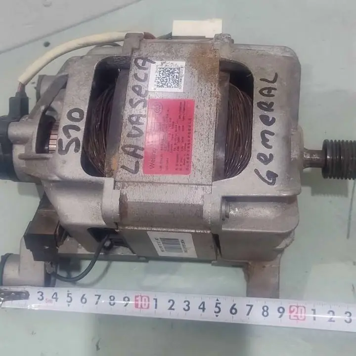 Motor funcionando de lavasecarropas general electric