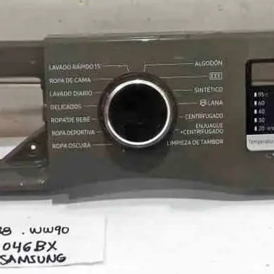Frente panel de lavarropas Samsung ww90aa046bx