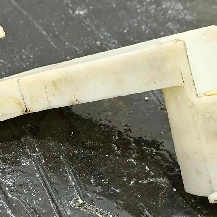 Brazo de embrague de caja de lavarropas gafa