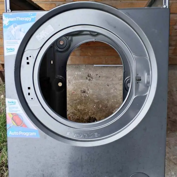 Carcasa gabinete de lavarropas BEKO de 11kg