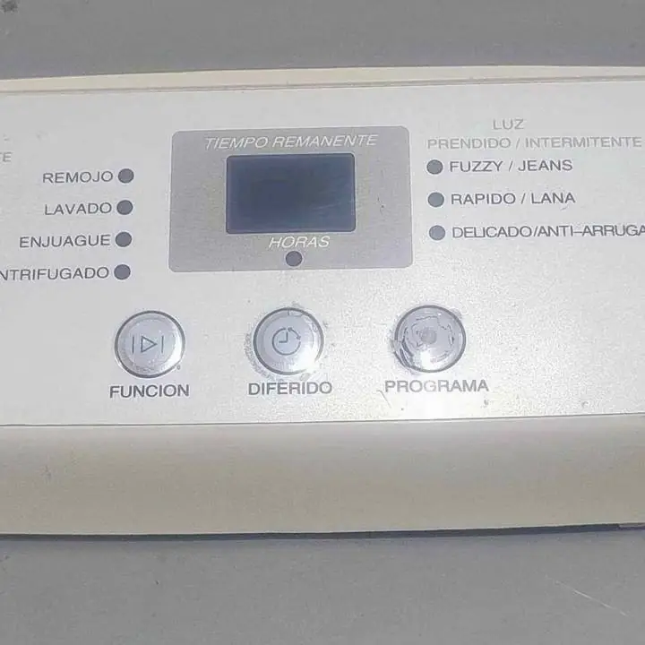 Frente panel de lavarropas electrolux Acqua plus