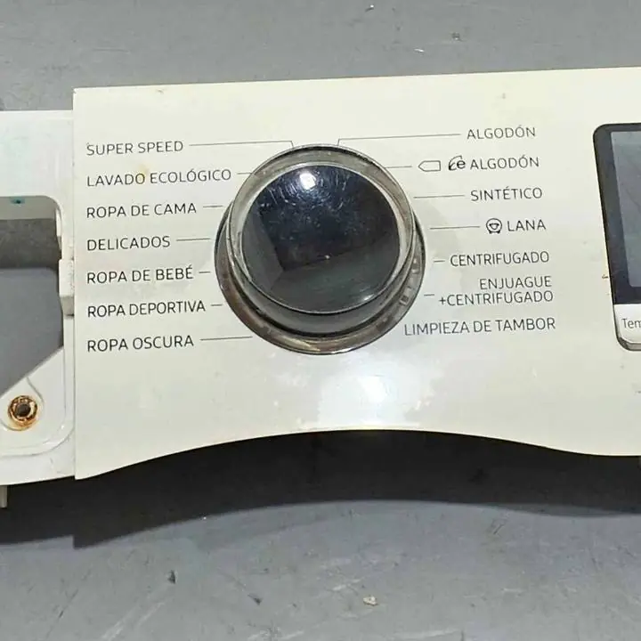 Frente panel de lavarropas Samsung WW90K64j