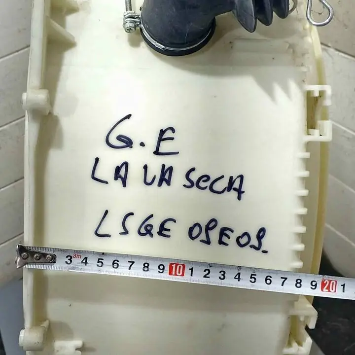 Cuba delantera de lavasecarropas general electric LSGE09E09M original