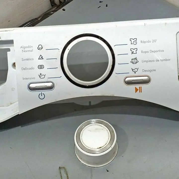 Frente panel de lavasecarropas atma lvs 5410b
