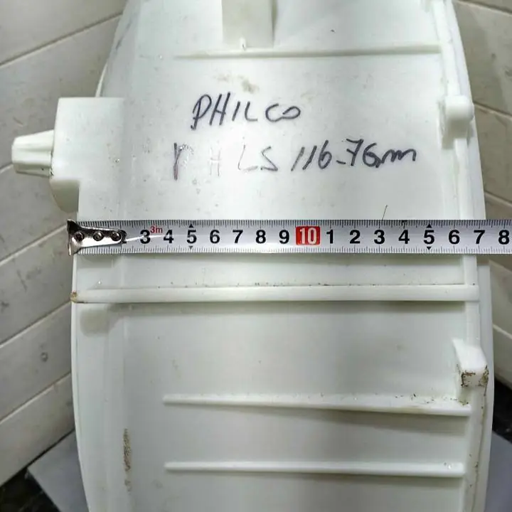 Cuba delantera de lavasecarropas philco PHLS 116 76m