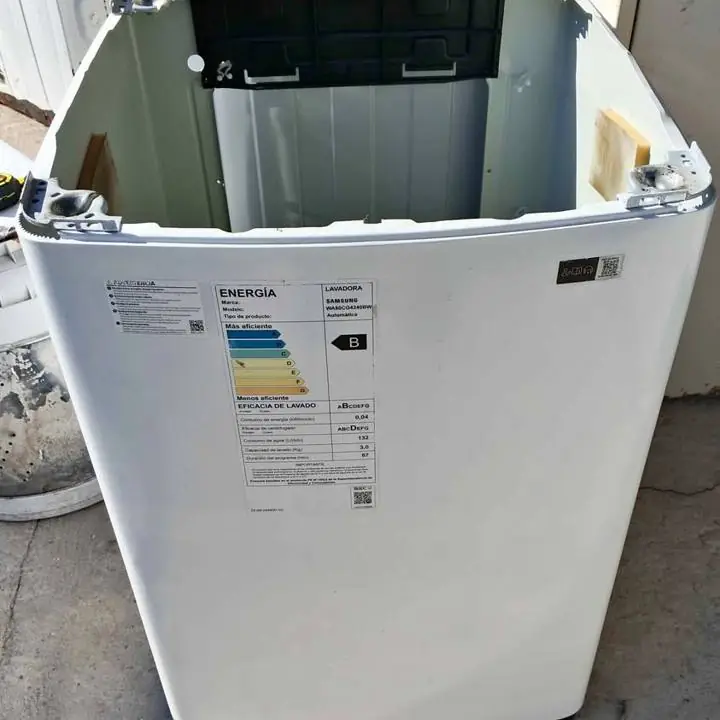 Carcasa gabinete de lavarropas Samsung WA80CG