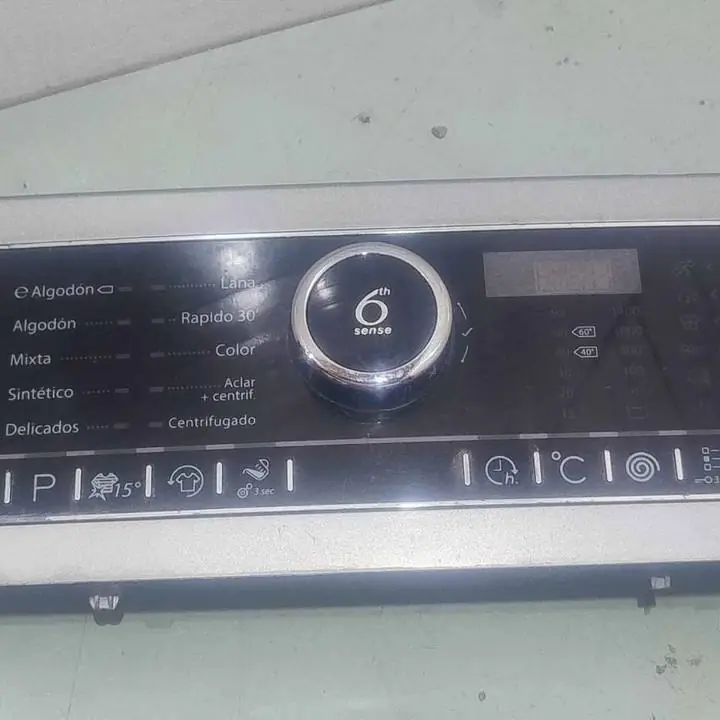 Frente panel y plaqueta de lavarropas Whirlpool wlcf 10kg