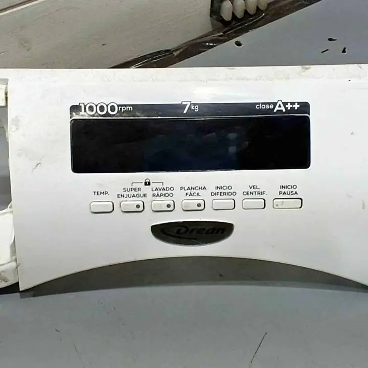 Frente panel de lavarropas drean next 7.10 eco