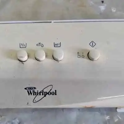 Frente panel de lavarropas Whirlpool AWM 748