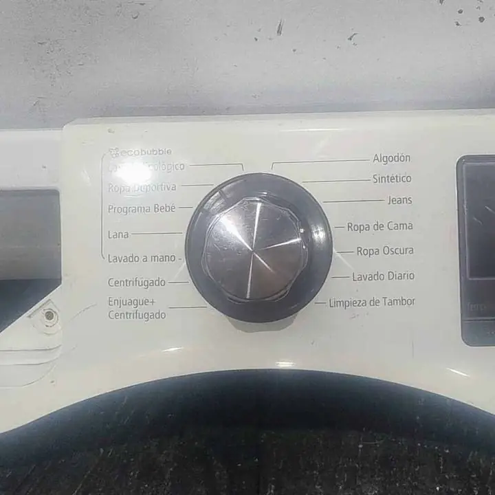 Frente panel de lavarropas Samsung WF 1124, Inverter