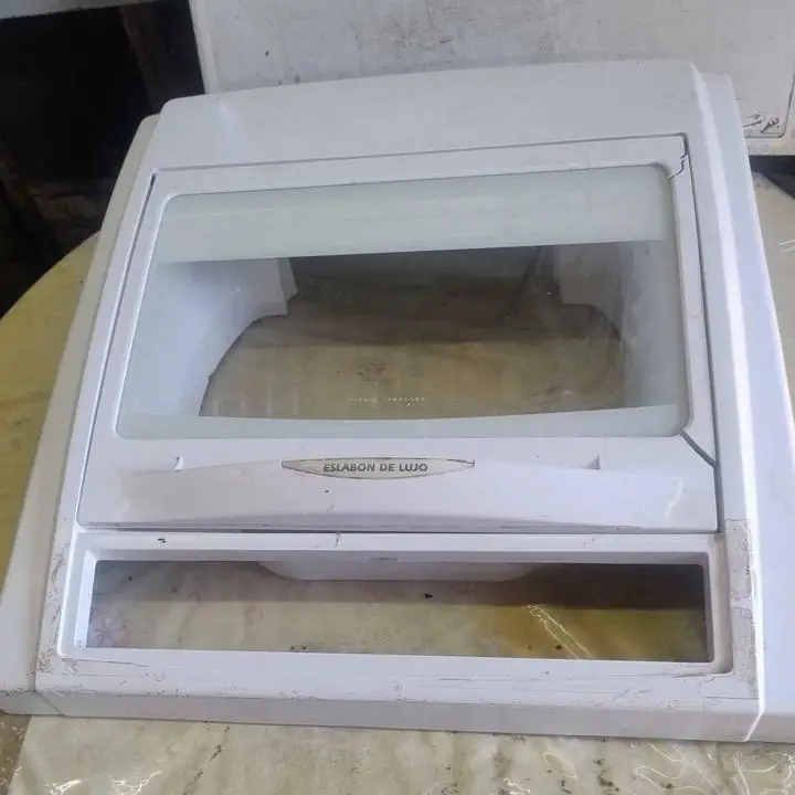 Base con tapa puerta de vidrio de lavarropas eslabón de lujo EW 022