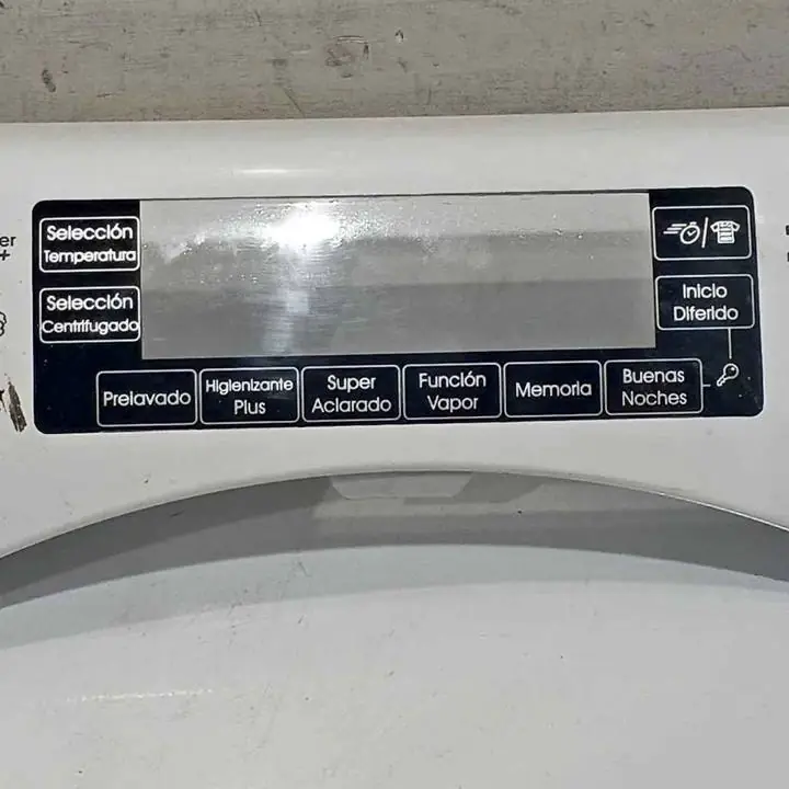 Frente panel de lavarropas candy grand Vita GVT1410 LWHC1-12