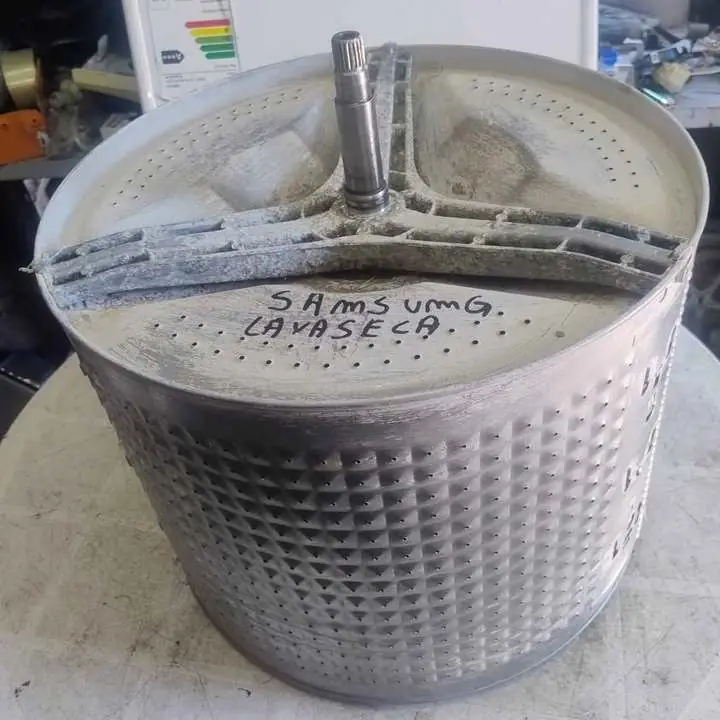 Tacho tambor con eje soporte de lavasecarropas Samsung WD10J64