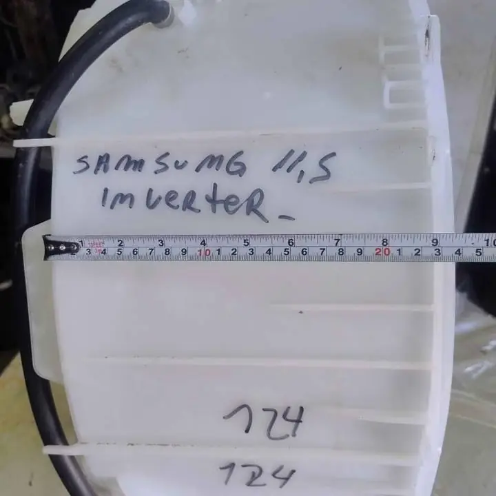 Cuba delantera de lavarropas Samsung inverter 11,5 kg
