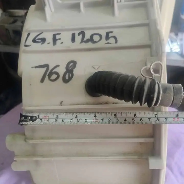 Cuba trasera de lavarropas LG F 1205