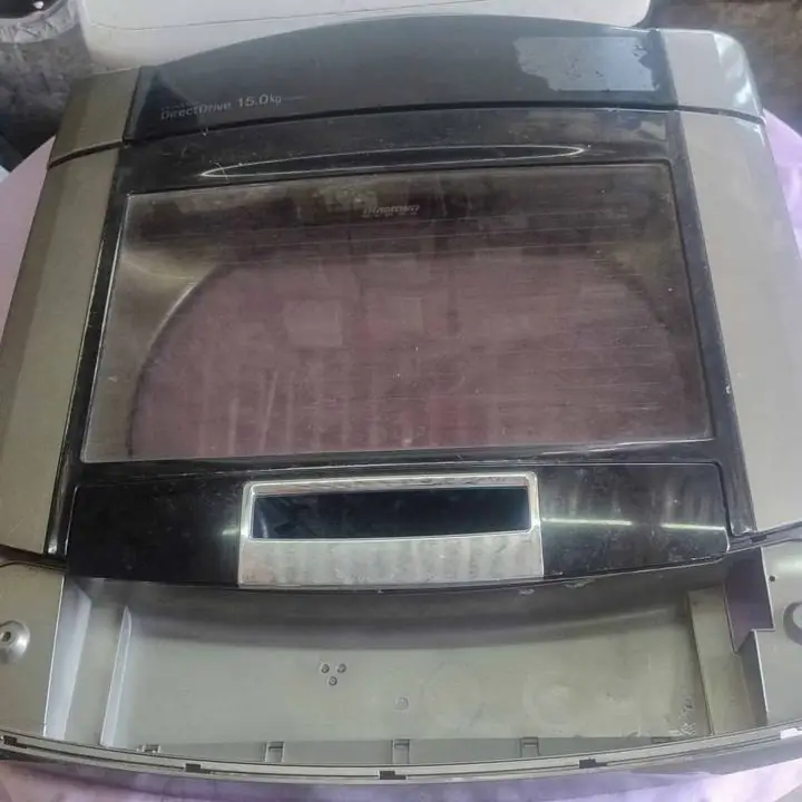 Base con tapa de lavarropas LG direc drive 15kg