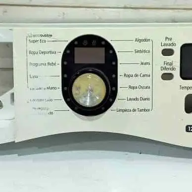Frente panel de lavarropas Samsung wf 1702 WEC sin teclas