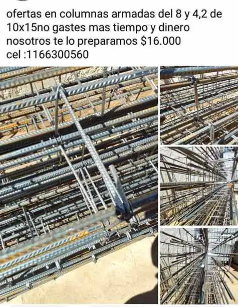 Columnas,,zapatas, encadenados, pilotines,ect