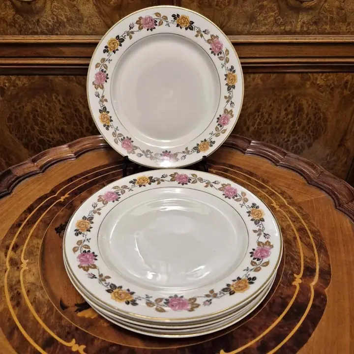 5 Platos playos de entrada Raynaud & Co Limoges. Cod 1734