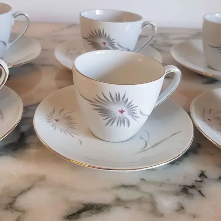 6 Duos de café Verbano. Cod. 397