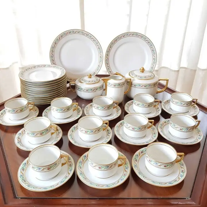 Juego de té y masas para 12 Richard Ginori. Cod. 693