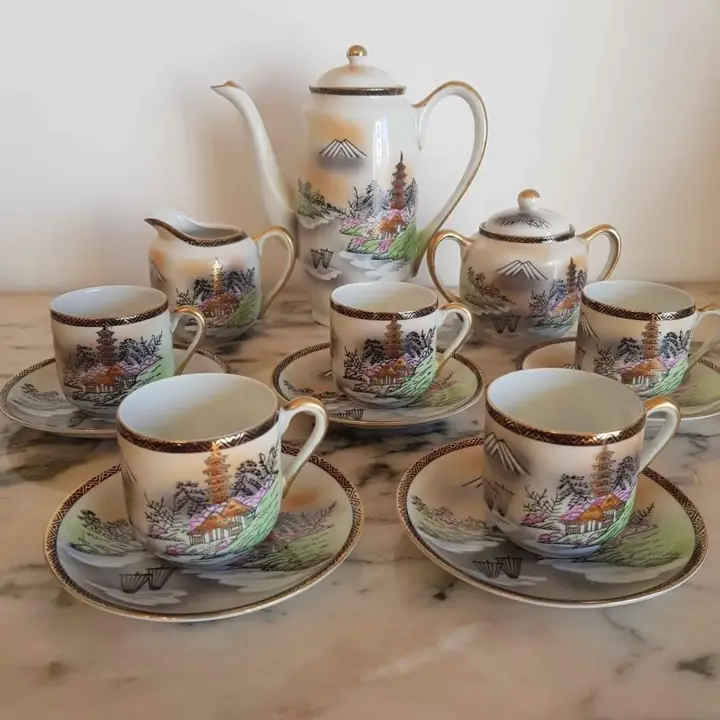 Juego de café Japan (Kutani). Cod. 539