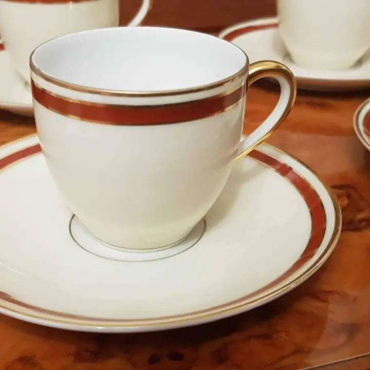 Juego de café Charles Ahrenfeldt Limoge. Cod. 042