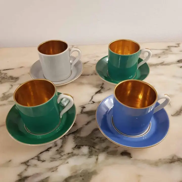 4 Antiguos duos de café Verbano. Cod. 555
