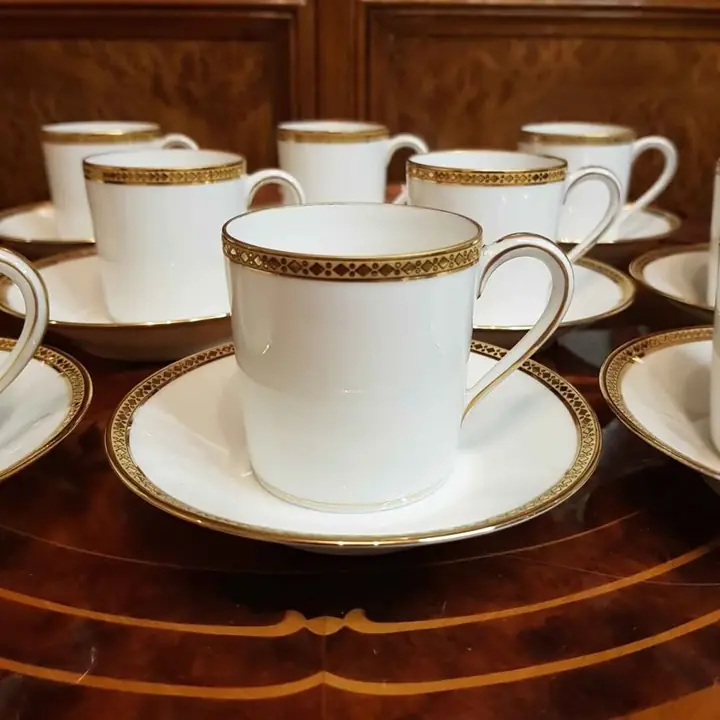 10 Duos de café Ch-Field Haviland Limoges. Cod. 1072