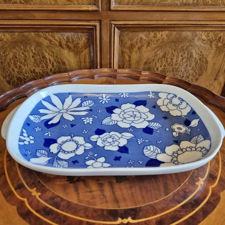 Fuente apta horno Blue Garden de Marly. Cod.1539