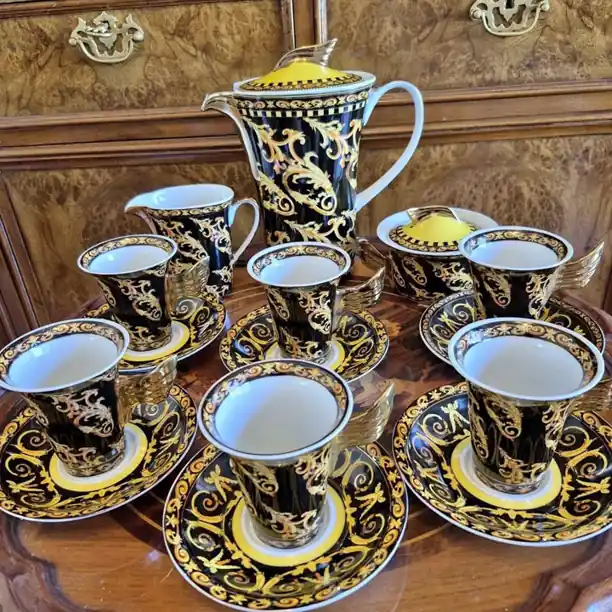 Juego de café Versace Barocco. Cod. 1466