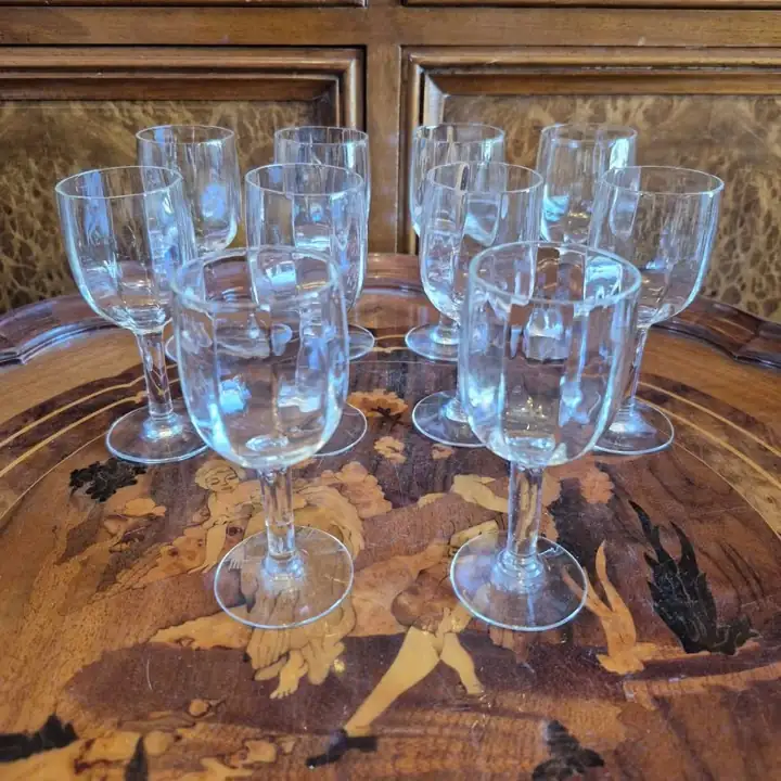 10 Copas de cristal italianas para licor. Cod. 1600