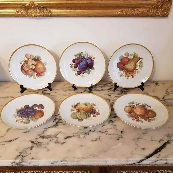 Juego de 6 platos Rosenthal Bavaria Else. Cod. 445